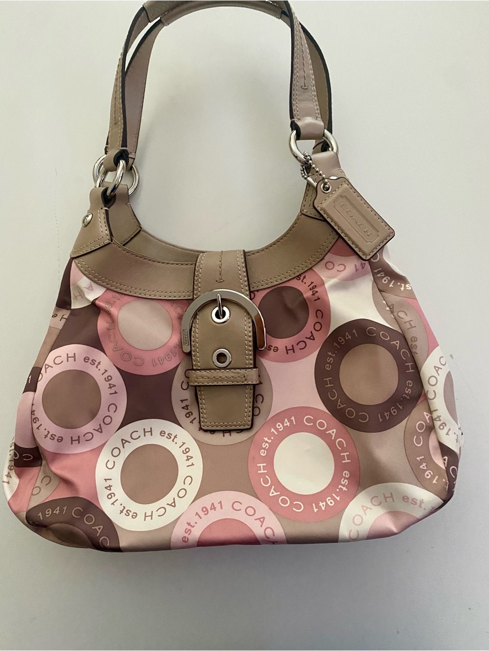 Coach Soho Scarf Print Hobo Bag -Like New! - Gem